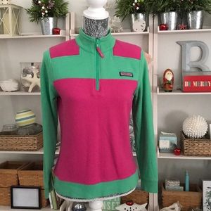 Vineyard Vines Color Block Shep Shirt Watermelon & Green Size S